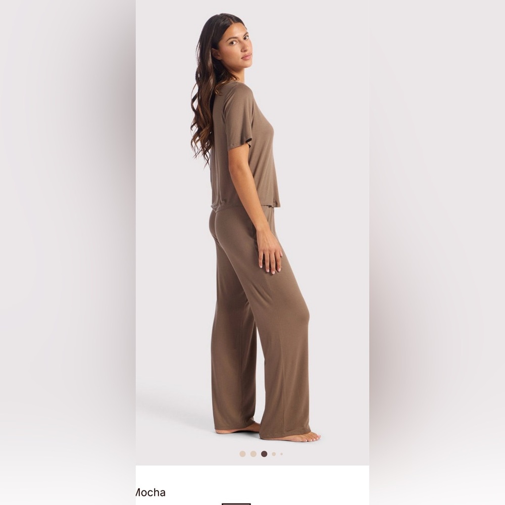 Nuuds mocha 2 piece pajama set XL